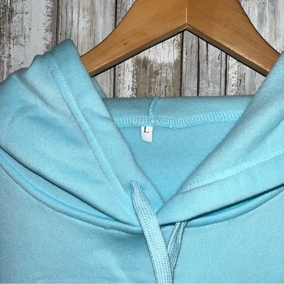 Taylor Swift The Eras Tour Blue Sweatshirt Hoodie Like New Large - Picture 5 of 7